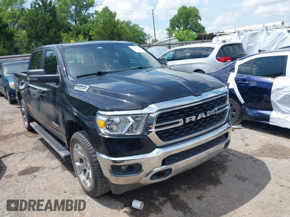 2023 Ram 1500 Big Horn with VIN 1C6SRFFT0PN661101, listed as a IAAI auction lot 42486915 with 10,646 mi miles and . Bid and sale history available at DreamBid. Image 13.