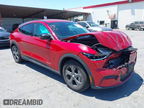 2023 Ford Mustang Mach-E Select with VIN 3FMTK1RM9PMA18356, listed as a IAAI auction lot 42478275 with 38,904 mi miles and . Bid and sale history available at DreamBid. Image 1.