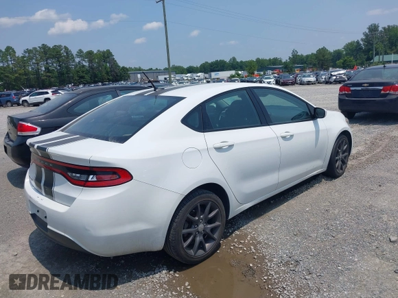 2016 Dodge Dart SE with VIN 1C3CDFAA1GD607818, listed as a IAAI auction lot 42450201 with 98,316 mi miles and . Bid and sale history available at DreamBid. Image 4.