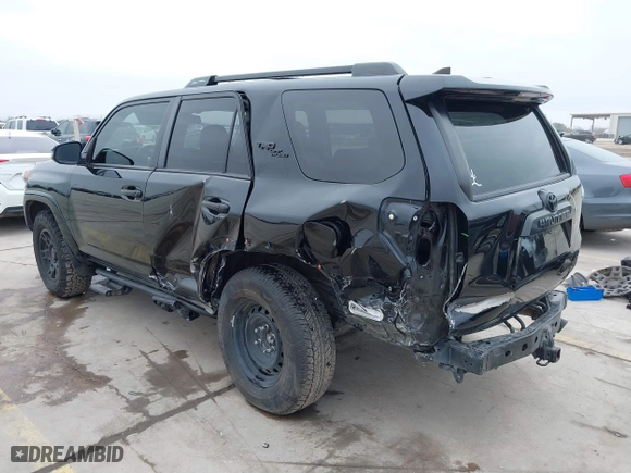 2019 Toyota 4Runner SR5 with VIN JTEBU5JR6K5725188, listed as a IAAI auction lot 41387925 with 96,544 mi miles. Bid and sale history available at carsss.com. Image 3.