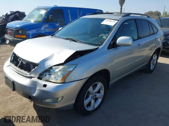 2007 Lexus RX 350 with VIN 2T2GK31U77C011973, listed as a IAAI auction lot 41998755 with 55,337 mi miles. Bid and sale history available at carsss.com. Image 23.