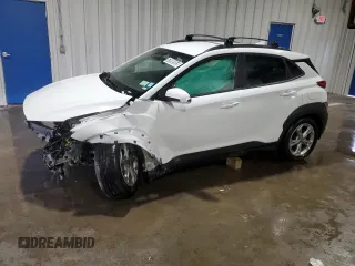 2023 Hyundai Kona SEL with VIN KM8K6CAB3PU055128, listed as a Copart auction lot 53989955 with 0 mi miles and Non Repairable. Bid and sale history available at carsss.com. Image 1.