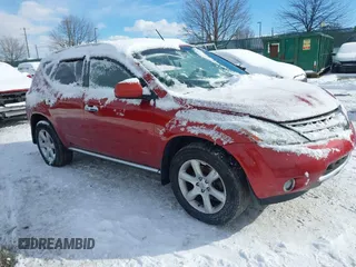 2007 Nissan Murano SL with VIN JN8AZ08W97W644790, listed as a IAAI auction lot 41374000 with Not Provided miles and . Bid and sale history available at DreamBid. Image 1.