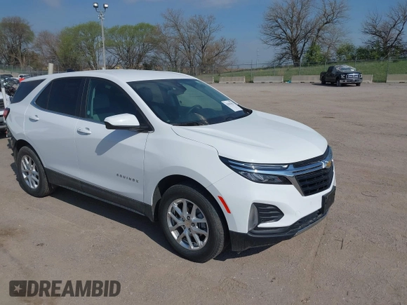 2024 Chevrolet Equinox LT with VIN 3GNAXUEG3RL244777, listed as a IAAI auction lot 42067815 with 14,724 mi miles. Bid and sale history available at carsss.com. Image 1.