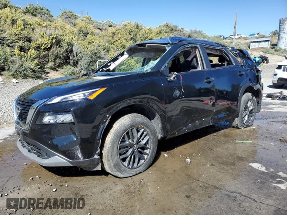 2022 Nissan Rogue S z VIN 5N1BT3AA6NC717528, wystawiony jako Copart lot #55071205 z przebiegiem 26 175 mil mil oraz Szkoda całkowita • Salvage title. Historia ofert i sprzedaży dostępna na DreamBid. Obrazek 1.