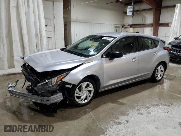 2024 Subaru Impreza with VIN JF1GUABC3R8340487, listed as a Copart auction lot 54123495 with 8,197 mi miles and Salvage title. Bid and sale history available at DreamBid. Image 1.