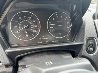 2016 BMW 2 Series 228i with VIN WBA1K9C53GV711048, listed as a Copart auction lot 81537084 with 38,715 mi miles and Salvage Title. Bid and sale history available at carsss.com. Image 8.