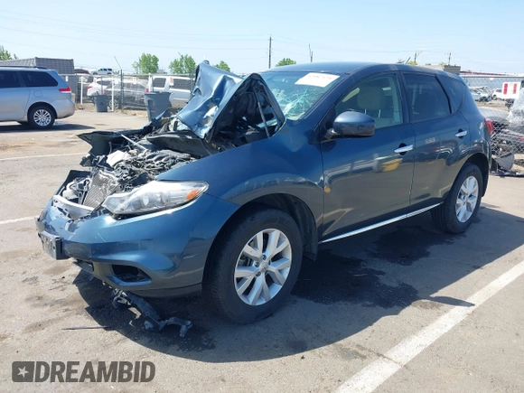 2014 Nissan Murano SV with VIN JN8AZ1MU7EW400787, listed as a IAAI auction lot 42087179 with 99,702 mi miles and . Bid and sale history available at carsss.com. Image 17.