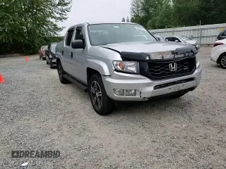2014 Honda Ridgeline Sport with VIN 5FPYK1F7XEB011983, listed as a Copart auction lot 64146835 with 121,345 mi miles and Salvage title. Bid and sale history available at DreamBid. Image 13.