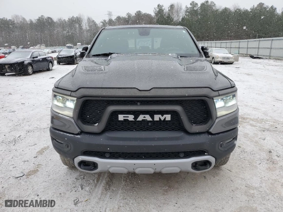 2019 Ram 1500 Rebel with VIN 1C6SRFET5KN740001, listed as a Copart auction lot 46055725 with 81,974 mi miles and Salvage Title. Bid and sale history available at carsss.com. Image 5.