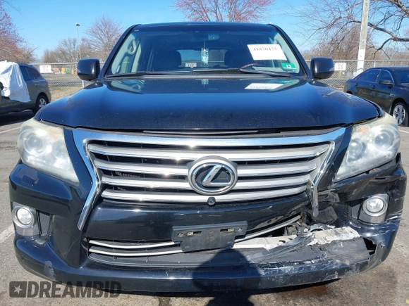 2013 Lexus LX 570 with VIN JTJHY7AX2D4099741, listed as a IAAI auction lot 41870475 with 264,966 mi miles and . Bid and sale history available at DreamBid. Image 6.