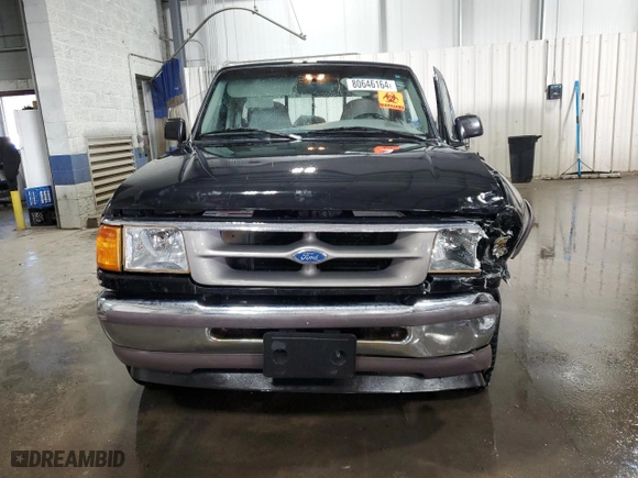 1997 Ford Ranger XLT with VIN 1FTCR11X9VTA43729, listed as a Copart auction lot 80646164 with 207,830 mi miles and Salvage Title. Bid and sale history available at carsss.com. Image 5.