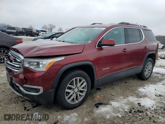 2018 GMC Acadia SLE z VIN 1GKKNSLS6JZ191041, wystawiony jako Copart lot #41793965 z przebiegiem 60 671 mil mil oraz Szkoda całkowita • Salvage title. Historia ofert i sprzedaży dostępna na DreamBid. Obrazek 1.