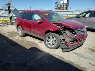 2013 Chevrolet Traverse LTZ z VIN 1GNKVLKD0DJ101204, wystawiony jako Copart lot #46361955 z przebiegiem 187 287 mil mil oraz Szkoda całkowita • Salvage title. Historia ofert i sprzedaży dostępna na DreamBid. Obrazek 10.