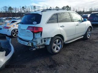 2013 Acura MDX with VIN 2HNYD2H26DH510809, listed as a IAAI auction lot 41812685 with 91,722 mi miles. Bid and sale history available at carsss.com. Image 4.