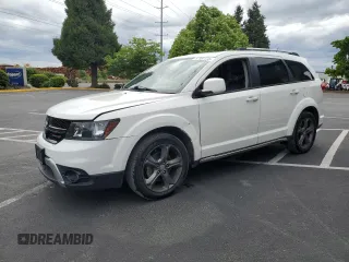 2015 Dodge Journey Crossroad z VIN 3C4PDDGG5FT607424, wystawiony jako Copart lot #57361175 z przebiegiem 152 881 mil mil oraz Czysty tytuł • Clean title. Historia ofert i sprzedaży dostępna na DreamBid. Obrazek 1.