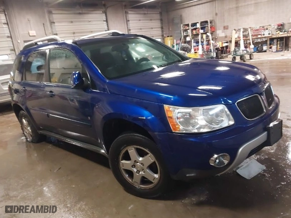 2007 Pontiac Torrent with VIN 2CKDL73F276054024, listed as a IAAI auction lot 41357236 with 172718 miles. Bid and sale history available at carsss.com. Image 1.