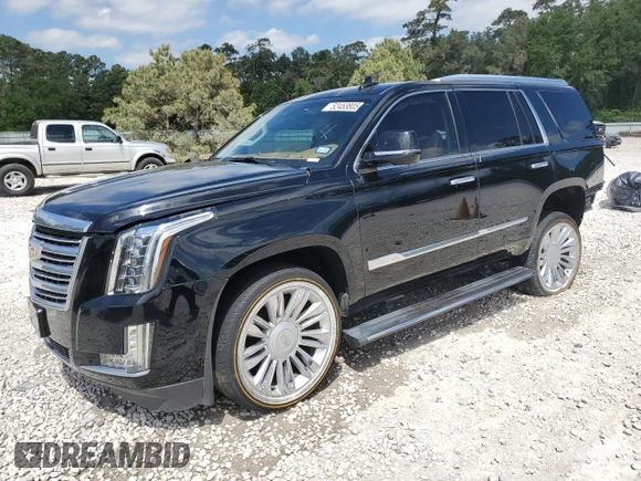 2016 Cadillac Escalade Platinum z VIN 1GYS4DKJ0GR165640, wystawiony jako Copart lot #52453805 z przebiegiem 103 086 mil mil oraz Szkoda całkowita • Salvage title. Historia ofert i sprzedaży dostępna na DreamBid. Obrazek 1.