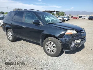 2003 Acura MDX Touring Pkg RES w/Navigation System with VIN 2HNYD18973H555392, listed as a Copart auction lot 67761184 with 0 mi miles and Salvage Title. Bid and sale history available at carsss.com. Image 4.