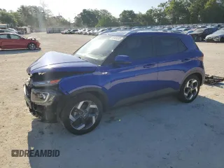 2022 Hyundai Venue Limited with VIN KMHRC8A31NU192840, listed as a Copart auction lot 52451335 with 28,914 mi miles and Salvage Title. Bid and sale history available at DreamBid. Image 1.