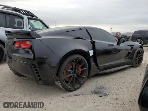 2019 Chevrolet Corvette Grand Sport 1LT z VIN 1G1YW2D73K5111208, wystawiony jako Copart lot #76806034 z przebiegiem Nie podano mil oraz Nie do naprawy • Non repairable. Historia ofert i sprzedaży dostępna na DreamBid. Obrazek 3.