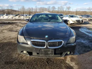 2004 BMW 6 Series 645Ci with VIN WBAEH73454B215628, listed as a Copart auction lot 45851645 with 0 mi miles and Clean Title. Bid and sale history available at carsss.com. Image 5.