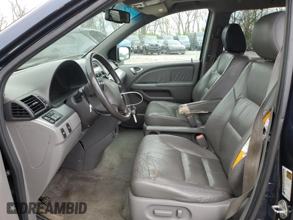 2010 Honda Odyssey EX-L with VIN 5FNRL3H68AB109091, listed as a Copart auction lot 53377325 with 208,820 mi miles and Salvage Title. Bid and sale history available at carsss.com. Image 7.