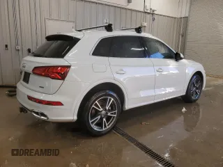 2020 Audi Q5 Premium Plus with VIN WA1E2AFY2L2080987, listed as a Copart auction lot 89344955 with 55,463 mi miles and Salvage title. Bid and sale history available at DreamBid. Image 3.