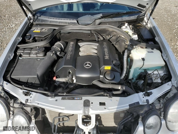2002 Mercedes-Benz CLK-Class with VIN WDBLK65GX2T122333, listed as a Copart auction lot 52389475 with 62,752 mi miles and Salvage Title. Bid and sale history available at carsss.com. Image 11.