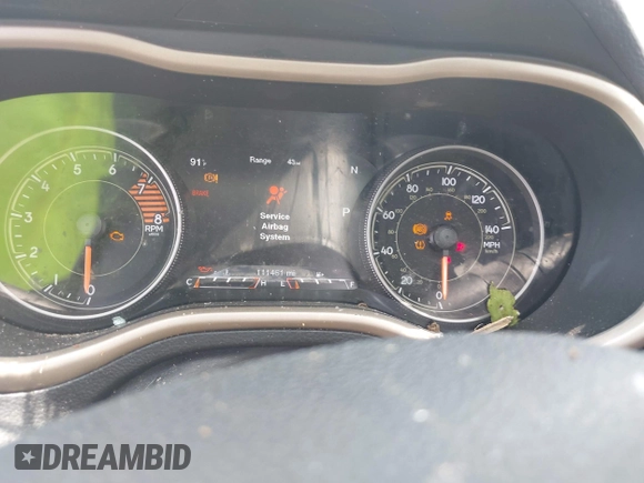 2017 Jeep Cherokee Limited с VIN 1C4PJMDS4HW631244, выставлен на аукционе IAAI как лот 42440296 с пробегом 111 461 миль миль и . История ставок и продаж доступна на DreamBid. Изображение 7.