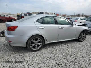 2010 Lexus IS 250 with VIN JTHBF5C2XA5120828, listed as a Copart auction lot 53344015 with 209,300 mi miles and Salvage Title. Bid and sale history available at carsss.com. Image 3.