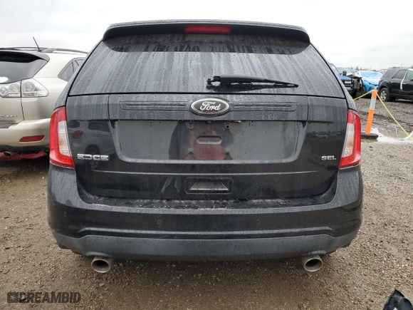 2012 Ford Edge SEL with VIN 2FMDK3JCXCBA68455, listed as a Copart auction lot 80780044 with 111,309 mi miles and Salvage Title. Bid and sale history available at carsss.com. Image 6.