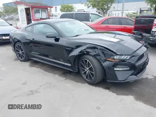 2022 Ford Mustang EcoBoost with VIN 1FA6P8THXN5145312, listed as a IAAI auction lot 42075186 with 28,233 mi miles and . Bid and sale history available at DreamBid. Image 1.