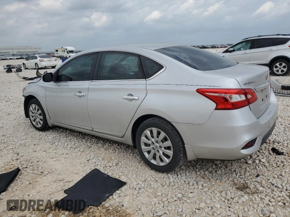 2017 Nissan Sentra S with VIN 3N1AB7AP4HY315617, listed as a Copart auction lot 55106835 with 87,561 mi miles and Salvage Title. Bid and sale history available at DreamBid. Image 2.