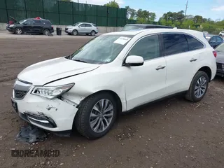 2016 Acura MDX Technology z VIN 5FRYD4H47GB040270, wystawiony jako IAAI lot #42196645 z przebiegiem 72 100 mil mil oraz . Historia ofert i sprzedaży dostępna na DreamBid. Obrazek 2.
