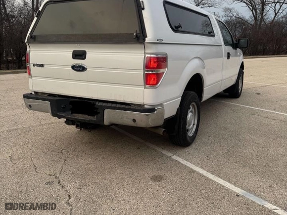 2014 Ford F-150 XL with VIN 1FTMF1CM3EKE33425, listed as a Copart auction lot 51073735 with 147,169 mi miles and Clean Title. Bid and sale history available at carsss.com. Image 4.