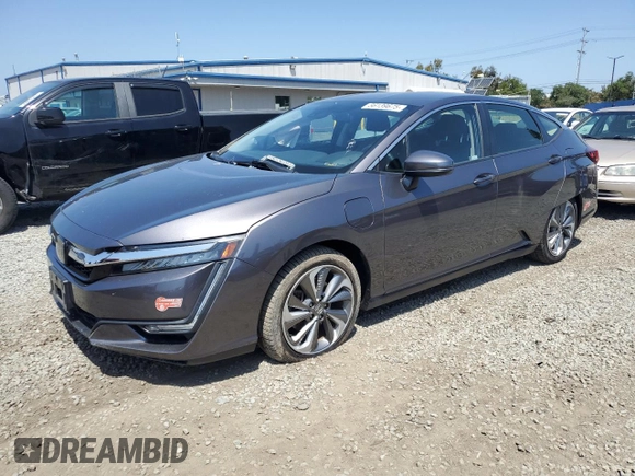 2018 Honda Clarity Touring z VIN JHMZC5F36JC014495, wystawiony jako Copart lot #56139675 z przebiegiem 75 020 mil mil oraz Szkoda całkowita • Salvage title. Historia ofert i sprzedaży dostępna na DreamBid. Obrazek 1.