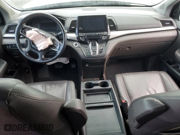 2018 Honda Odyssey EX-L with VIN 5FNRL6H76JB058488, listed as a Copart auction lot 49899815 with 89,831 mi miles and Salvage Title. Bid and sale history available at carsss.com. Image 8.