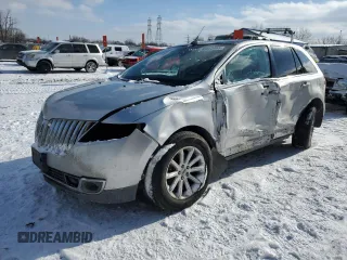 2012 Lincoln MKX with VIN 2LMDJ6JK5CBL08947, listed as a Copart auction lot 88683465 with 154,902 mi miles and Salvage Title. Bid and sale history available at carsss.com. Image 1.
