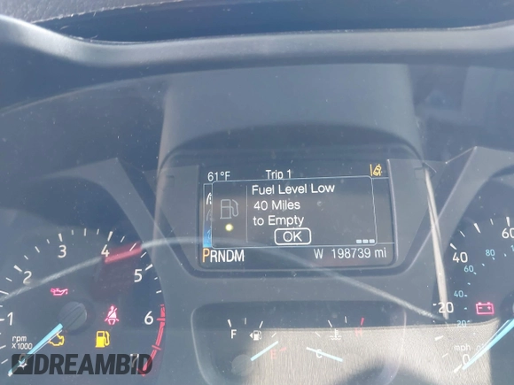 2019 Ford Transit Cargo with VIN 1FTBF4XG4KKB77790, listed as a IAAI auction lot 41711746 with 198,739 mi miles. Bid and sale history available at carsss.com. Image 7.