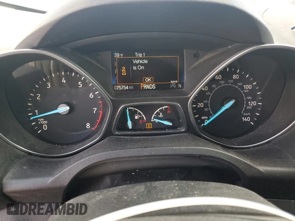 2018 Ford Escape SE with VIN 1FMCU0GD7JUA41483, listed as a Copart auction lot 50078395 with 75,754 mi miles and Non Repairable. Bid and sale history available at carsss.com. Image 9.