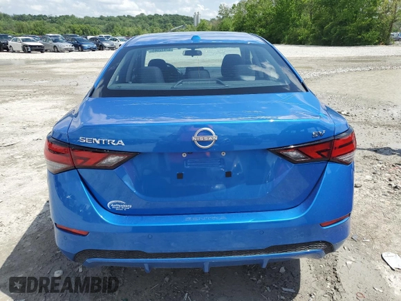 2024 Nissan Sentra SV with VIN 3N1AB8CV8RY363463, listed as a Copart auction lot 57972965 with 15,786 mi miles and Salvage title. Bid and sale history available at DreamBid. Image 6.