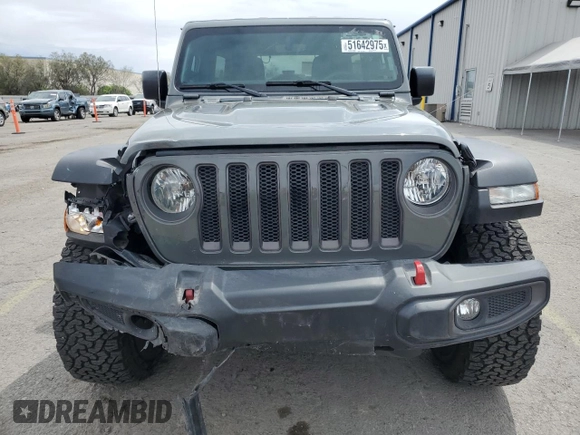 2023 Jeep Wrangler Rubicon with VIN 1C4JJXFG4PW523432, listed as a Copart auction lot 51642975 with 23,631 mi miles and Salvage title. Bid and sale history available at DreamBid. Image 5.