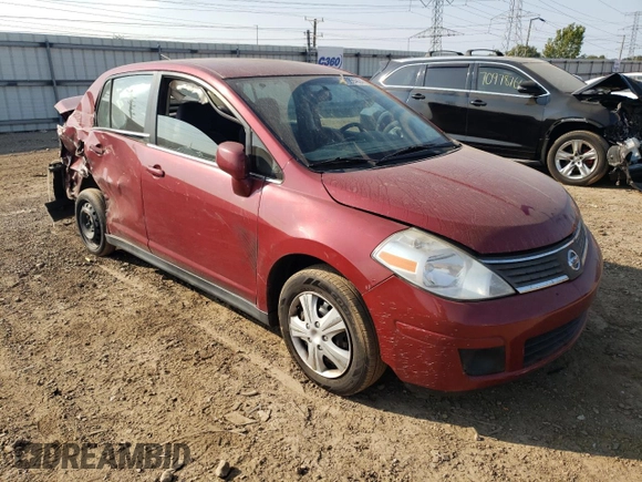 2008 Nissan Versa 1.8 S with VIN 3N1BC11E58L417857, listed as a Copart auction lot 70824094 with 163,032 mi miles and Salvage Title. Bid and sale history available at carsss.com. Image 4.