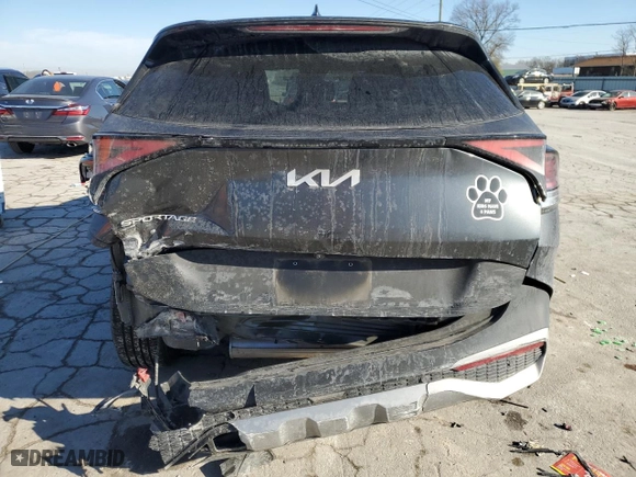 2023 Kia Sportage EX with VIN 5XYK33AF9PG061338, listed as a Copart auction lot 46295755 with 53,094 mi miles and Salvage Title. Bid and sale history available at carsss.com. Image 6.