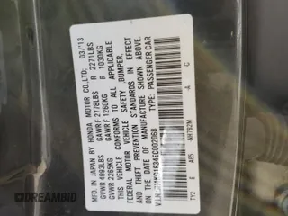 2014 Acura RLX with VIN JH4KC1F34EC002068, listed as a Copart auction lot 74564724 with 0 mi miles and Salvage Title. Bid and sale history available at carsss.com. Image 12.