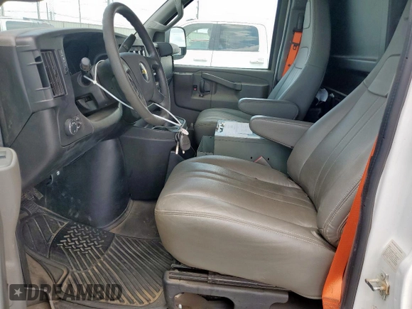 2020 Chevrolet Express Cargo with VIN 1GCWGAFP3L1256261, listed as a Copart auction lot 63351035 with 166,315 mi miles and Clean title. Bid and sale history available at DreamBid. Image 7.