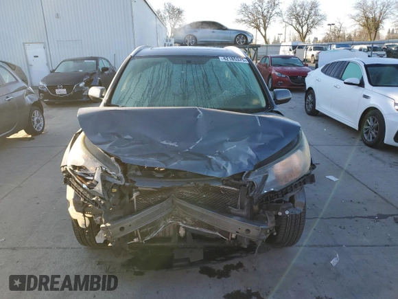 2012 Honda CR-V EX-L with VIN 2HKRM3H76CH505160, listed as a Copart auction lot 42185375 with 60,762 mi miles and Salvage Title. Bid and sale history available at carsss.com. Image 5.