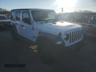 2020 Jeep Wrangler Unlimited Willys with VIN 1C4HJXDN9LW154108, listed as a Copart auction lot 84794694 with 64,609 mi miles and Salvage title. Bid and sale history available at DreamBid. Image 4.