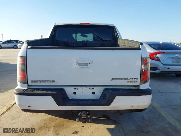 2013 Honda Ridgeline RTL with VIN 5FPYK1F58DB015799, listed as a IAAI auction lot 41498052 with 104,372 mi miles. Bid and sale history available at carsss.com. Image 16.